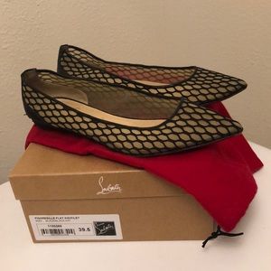 Christian Louboutin Pigaresille Black Flats